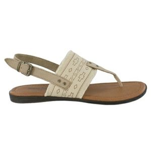 Minnetonka Panama canvas sandals sz 9